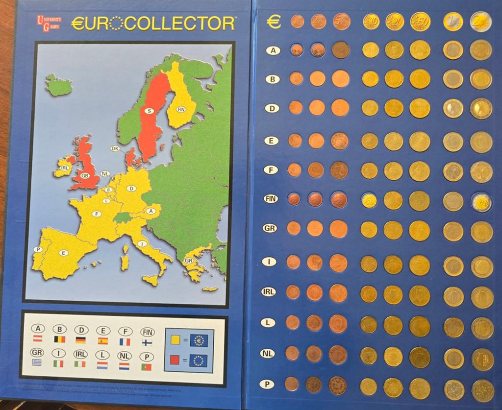 Eurocollector verzamelmap 2002., Ophalen of Verzenden, Oostenrijk, 1 cent
