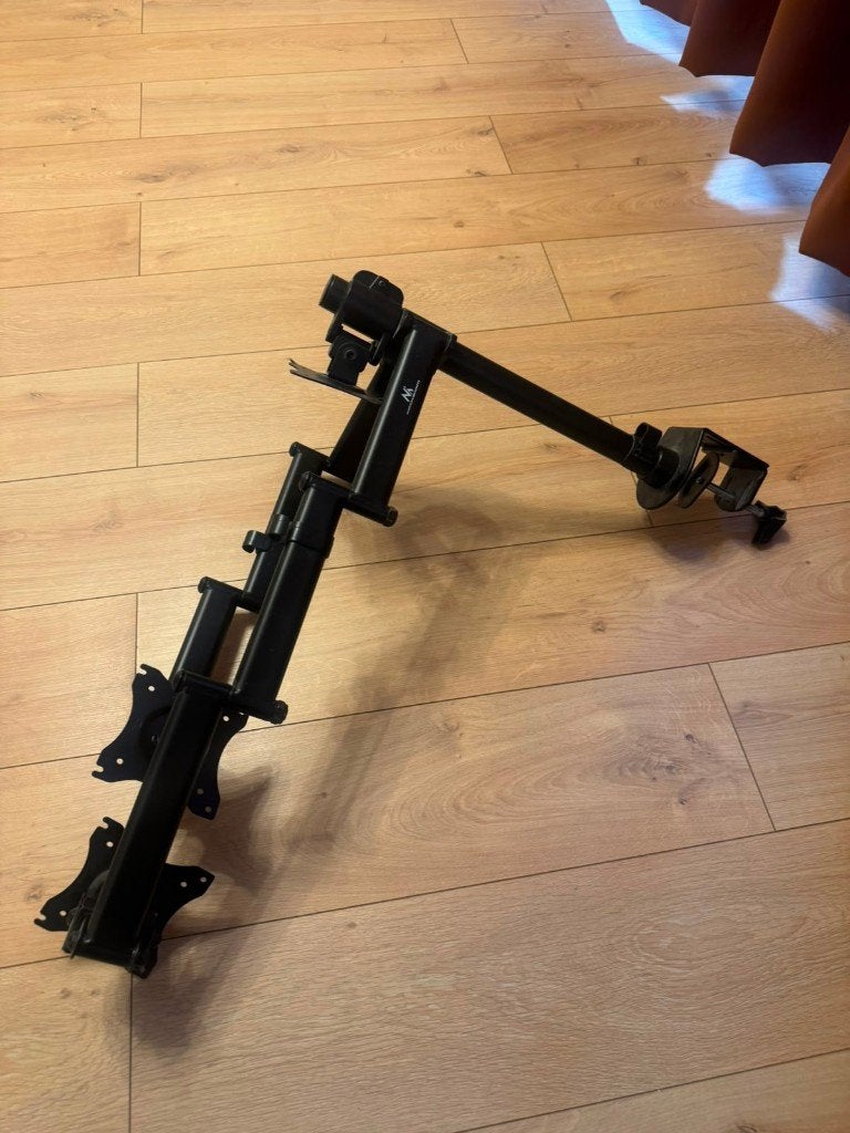 Maclean Monitor Arm voor 3 Schermen, Computers en Software, Monitoren, Ophalen, Gebruikt, Overige typen, Onbekend