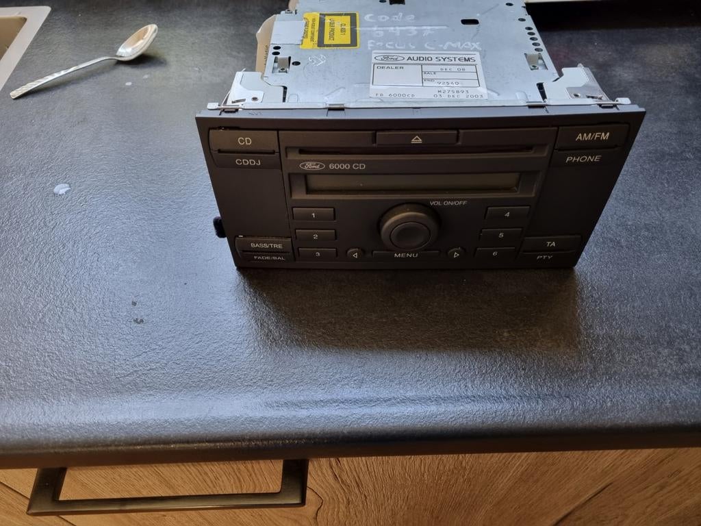 Ford focus cmax radio bel 06_24309421, Ophalen of Verzenden