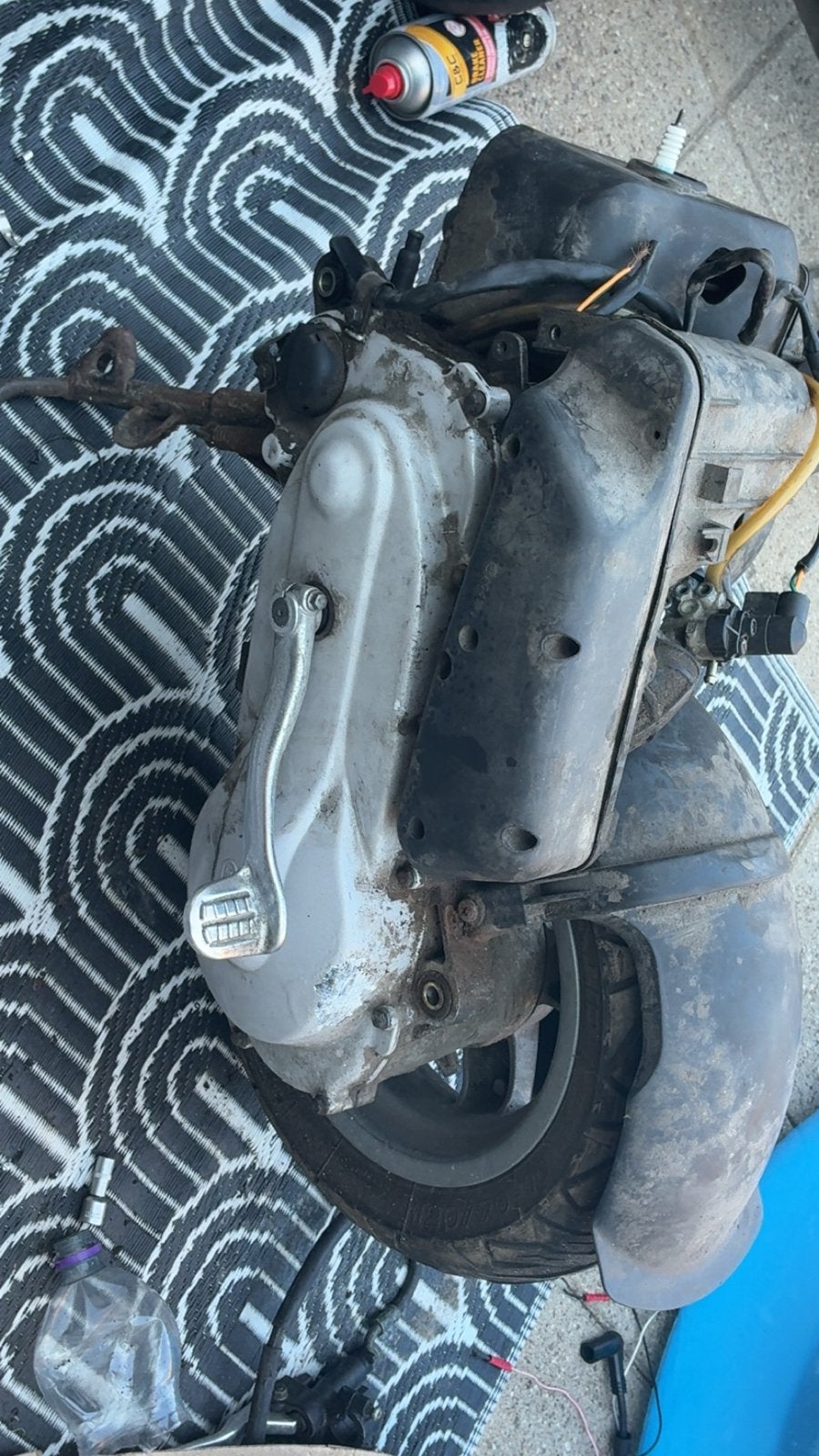 Piaggio Zip 50cc 2-takt blok, Ophalen of Verzenden, Gebruikt, Blok, Piaggio