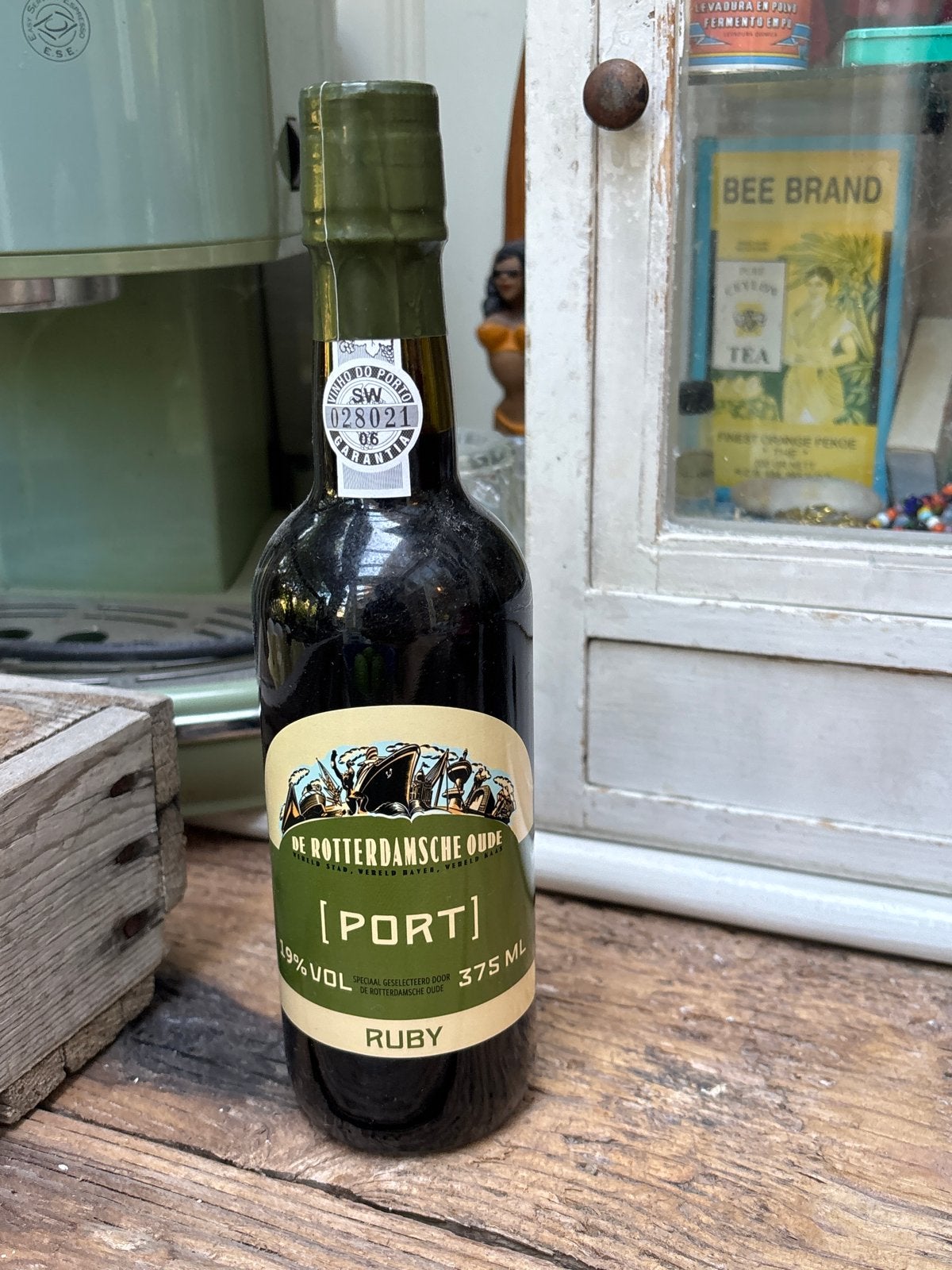 De Rotterdamse Oude Ruby Port - 375 ml, Verzamelen, Wijnen, Ophalen of Verzenden, Gebruikt, Overige gebieden, Port