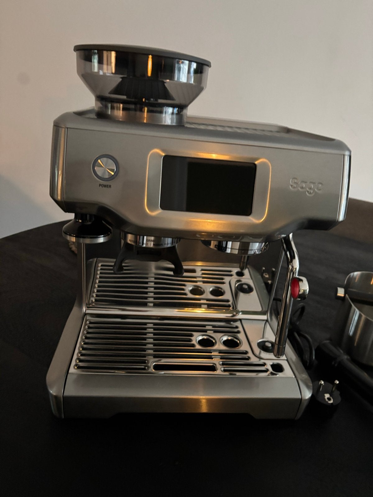 Sage Barista Touch - extra accessoires - dec’24 aangeschaft, Witgoed en Apparatuur, Ophalen, Afneembaar waterreservoir, Espresso apparaat