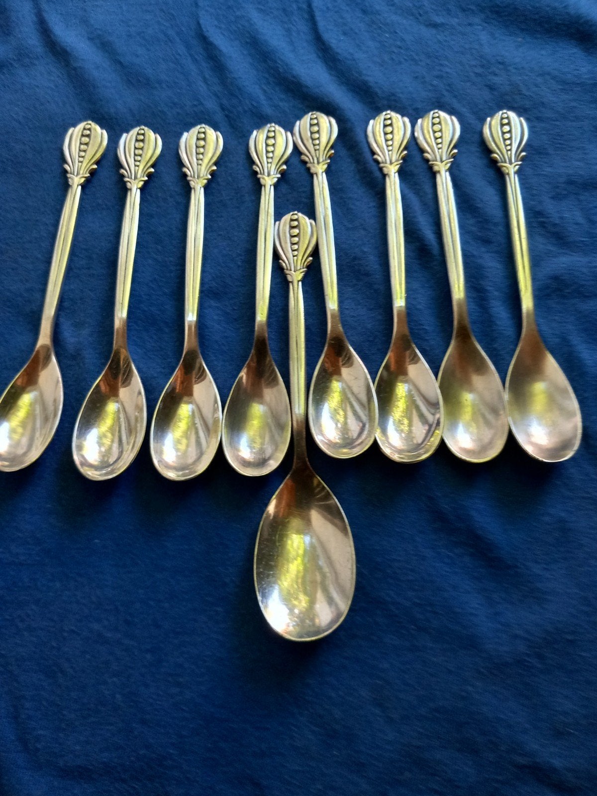 9 delige set Gero Zilmeta verzilverd 90, Antiek en Kunst, Ophalen of Verzenden