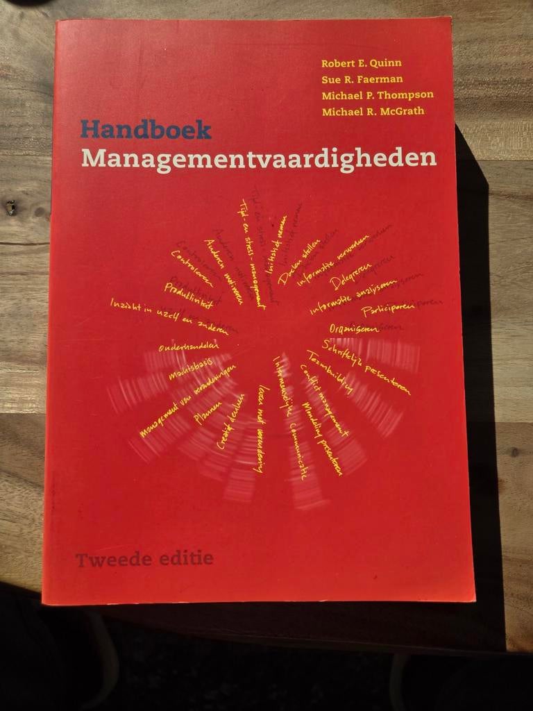 Handboek managementvaardigheden, Boeken, Ophalen of Verzenden, Economie en Marketing