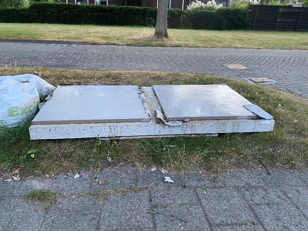 Schellevis Oudhollands Tegel 200x100x10 crème, Ophalen, Nieuw, Minder dan 5 m², Beton