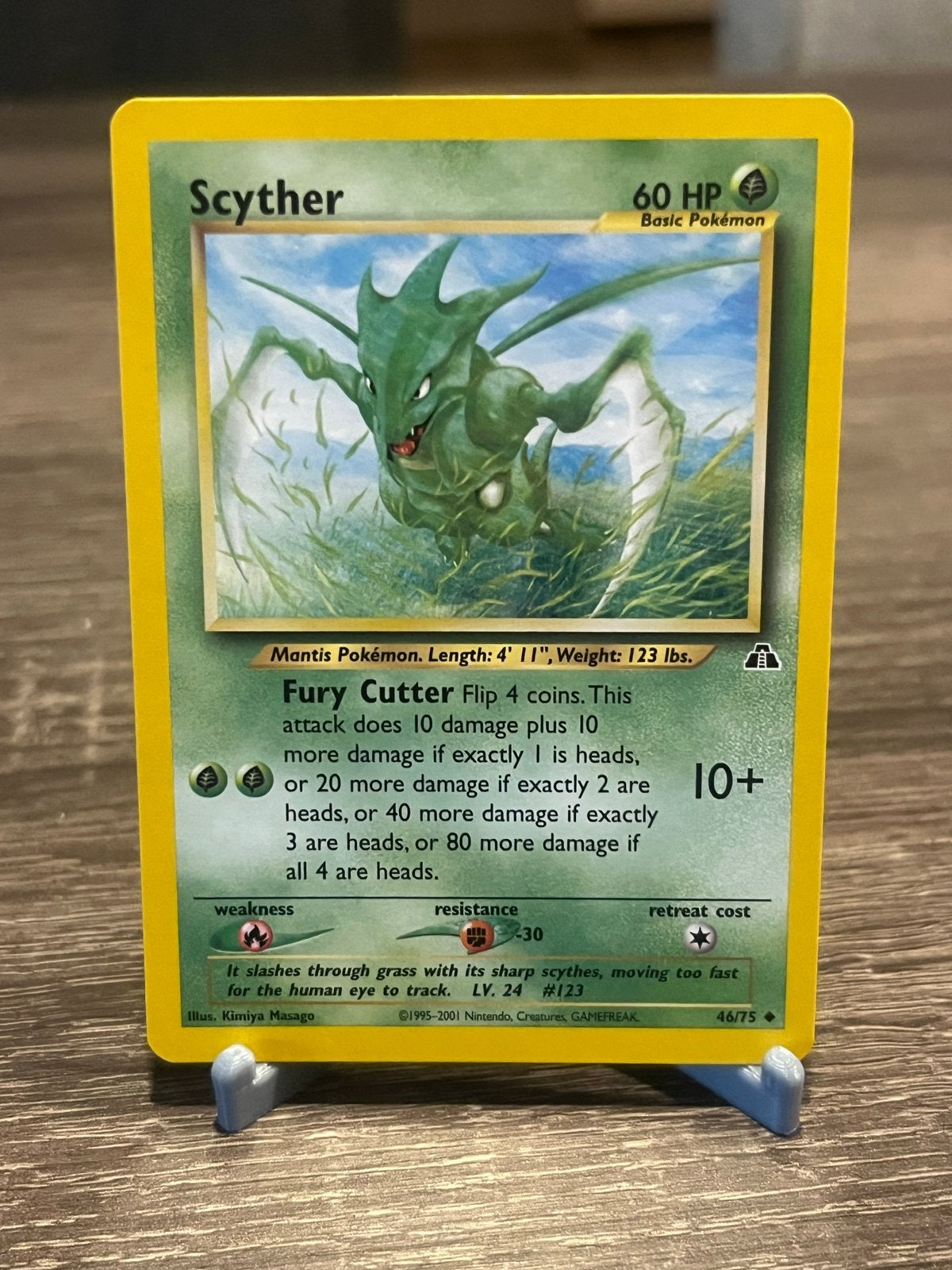 Scyther (46/75) - Neo Discovery - EX, Ophalen of Verzenden, Zo goed als nieuw, Losse kaart
