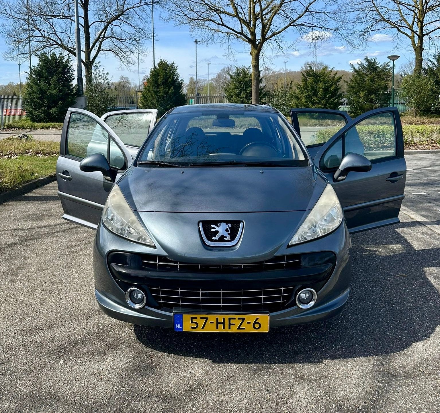 Peugeot 207 1.6 VTI 16V 5DR 2008 Grijs, Voorwielaandrijving, 4 cilinders, Origineel Nederlands, 1175 kg