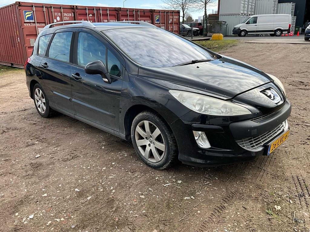 2009 Peugeot 308 SW 1.6 THP XT Personenauto, Auto's, Peugeot, Gebruikt, 4 cilinders, 150 pk, Zwart