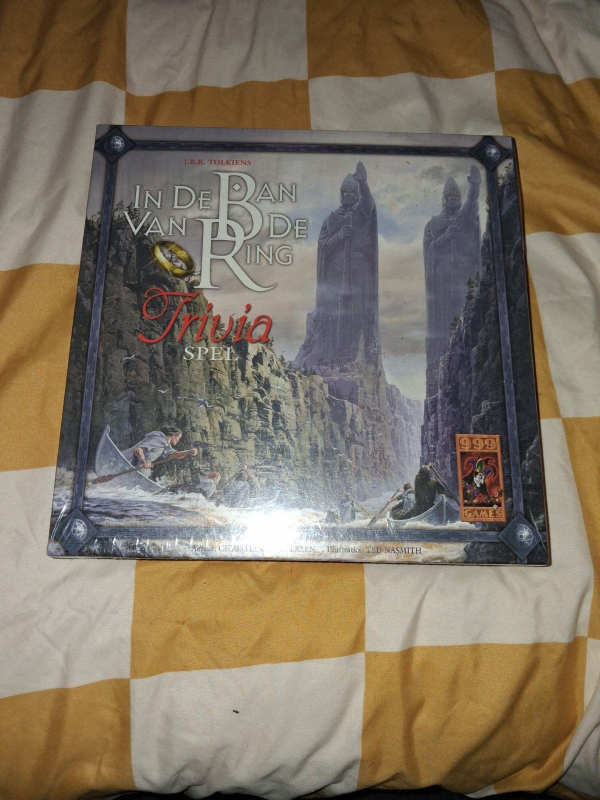 In de Ban van de Ring Trivia Spel - Nieuw in verpakking, Hobby en Vrije tijd, Ophalen, Nieuw, 999 Games