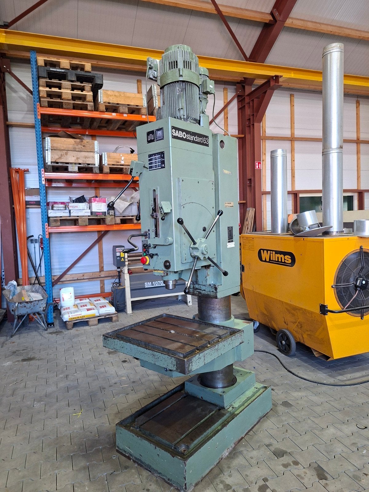 Kolomboormachine 63 WMW saalfeld veb tandwiel aangedreven, Doe-het-zelf en Verbouw, Gereedschap | Boormachines, Ophalen, Kolomboormachine