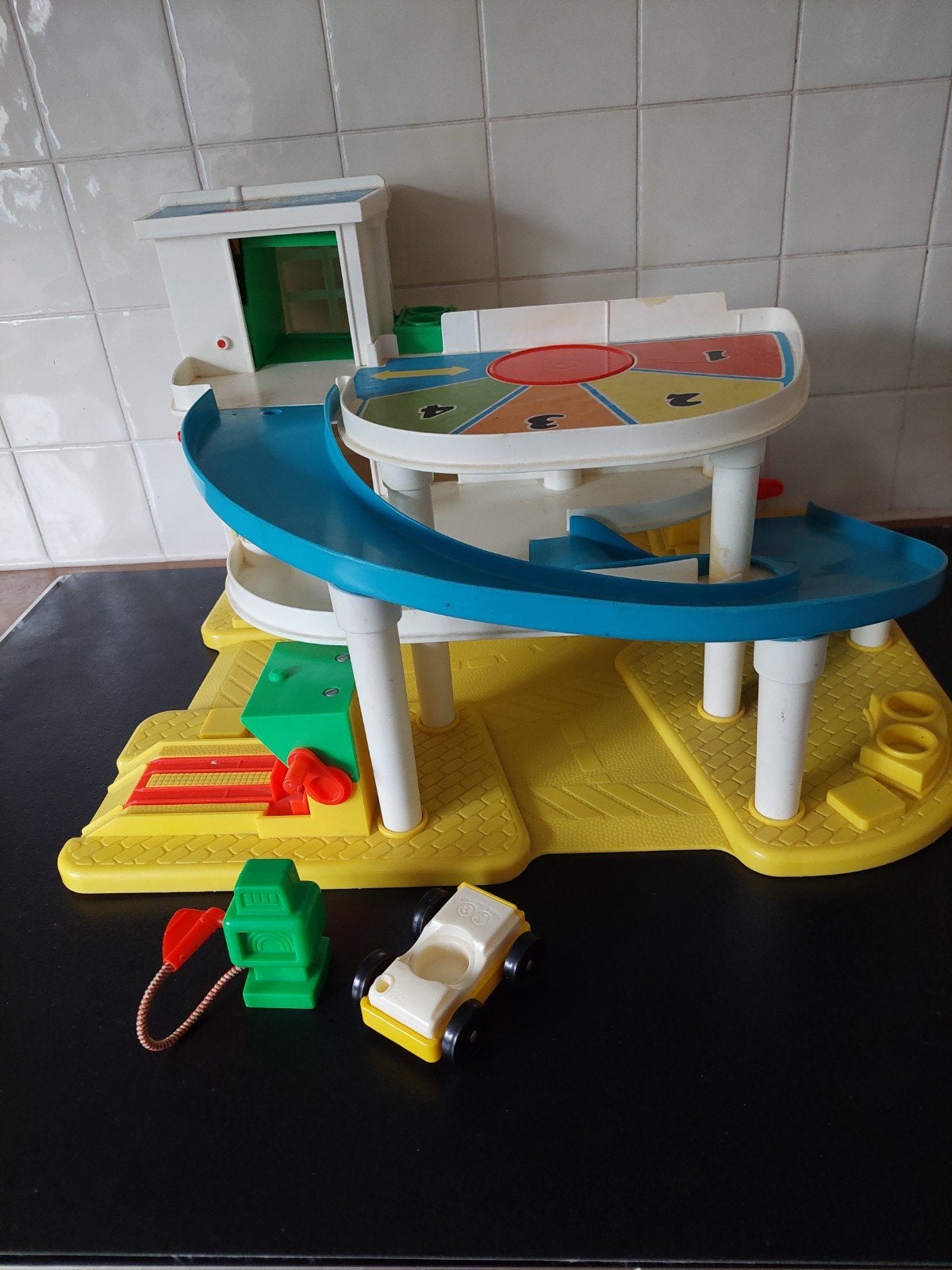 Fisher price vintage garage, Ophalen, Gebruikt, Speelset, Met geluid
