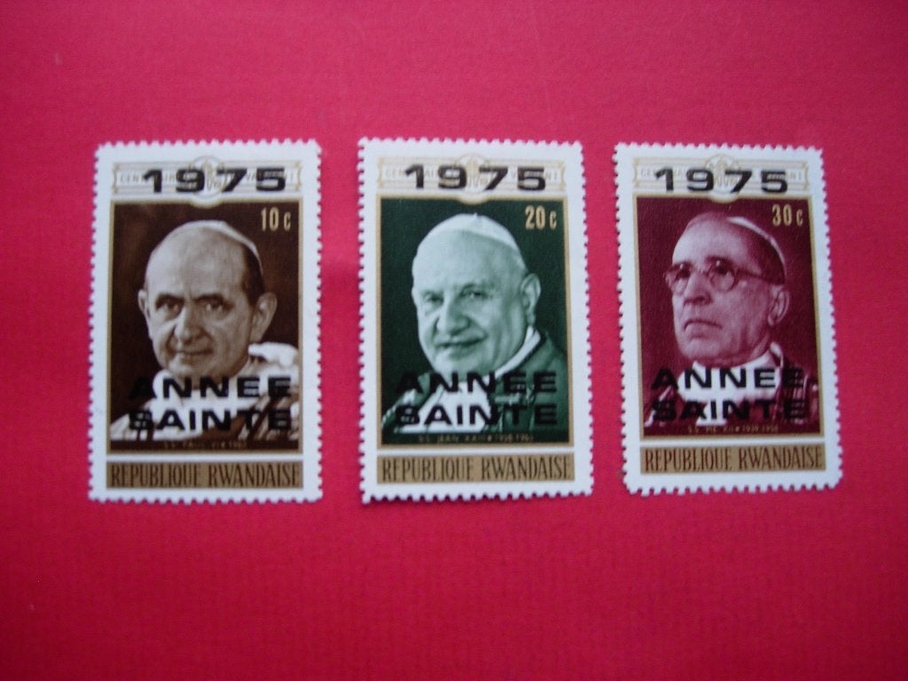 Rwanda 1975 Heilig Jaar, Verzenden, Tanzania, Postfris