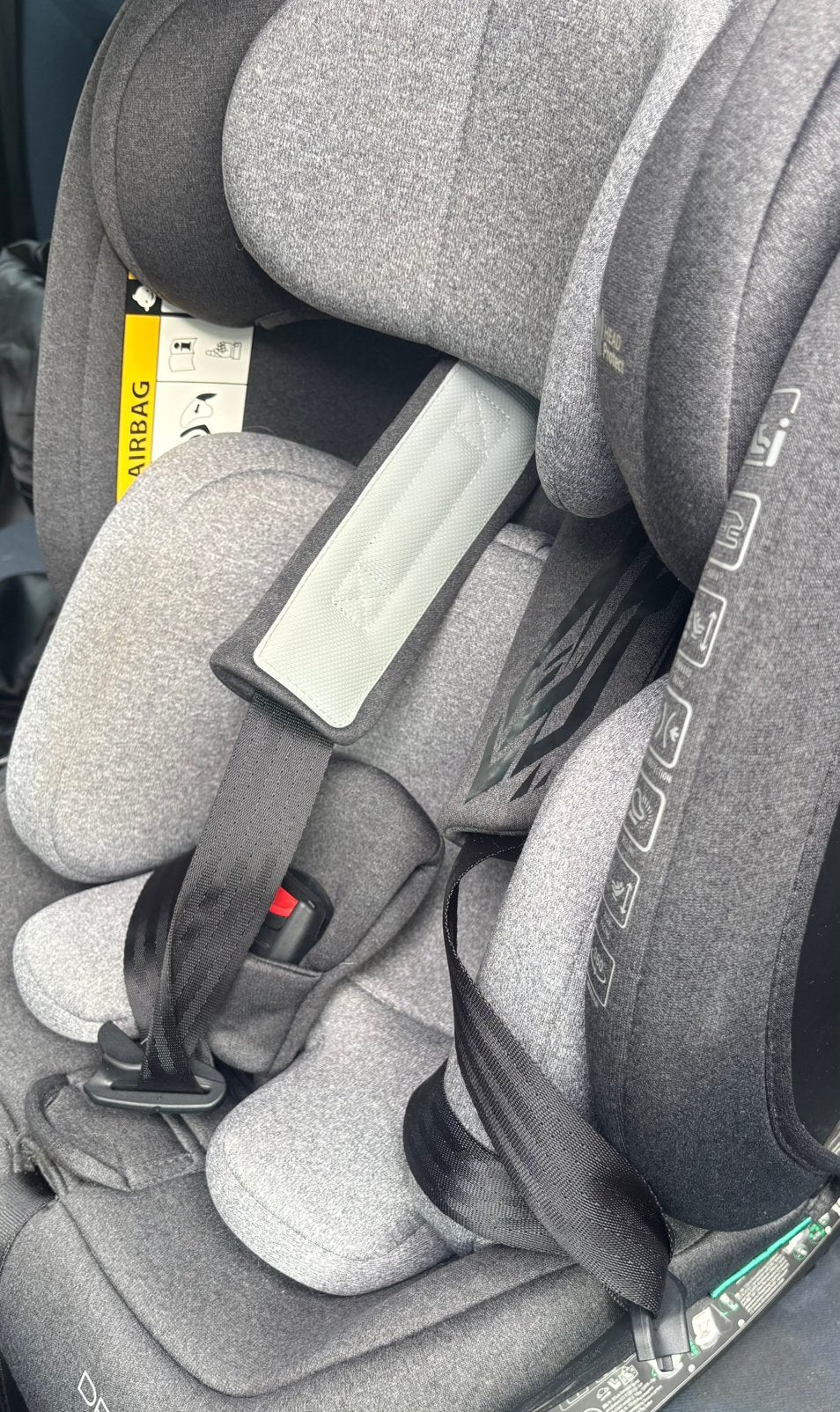 Auto stoel, Afneembare rugleuning, Zo goed als nieuw, Isofix, Ophalen
