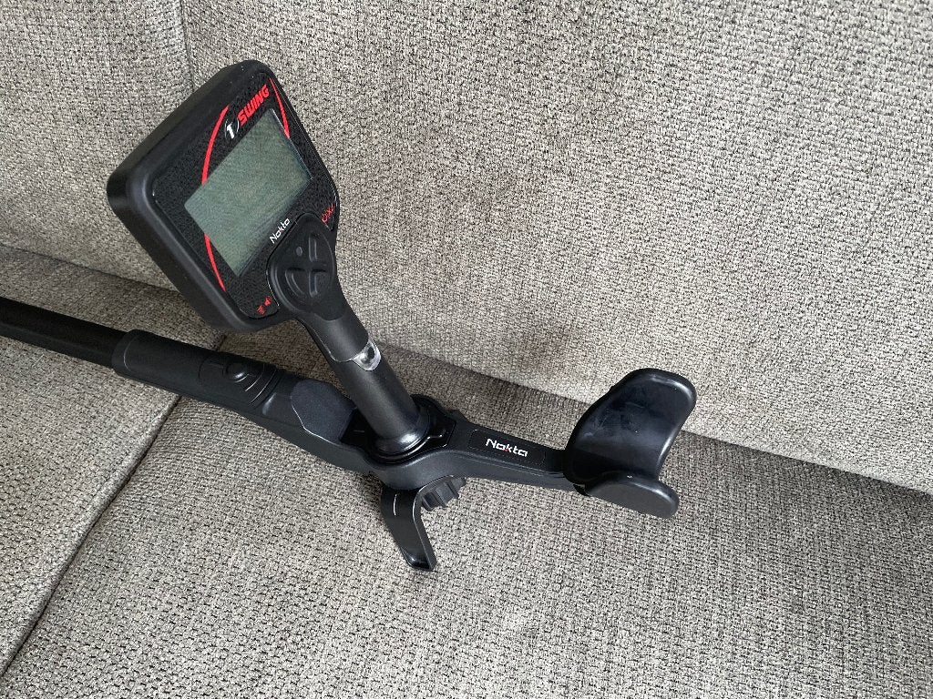 Nokta 1st Swing Metaaldetector, Hobby en Vrije tijd, Overige merken, Discriminatie metaaldetectie, Verzenden, Zo goed als nieuw