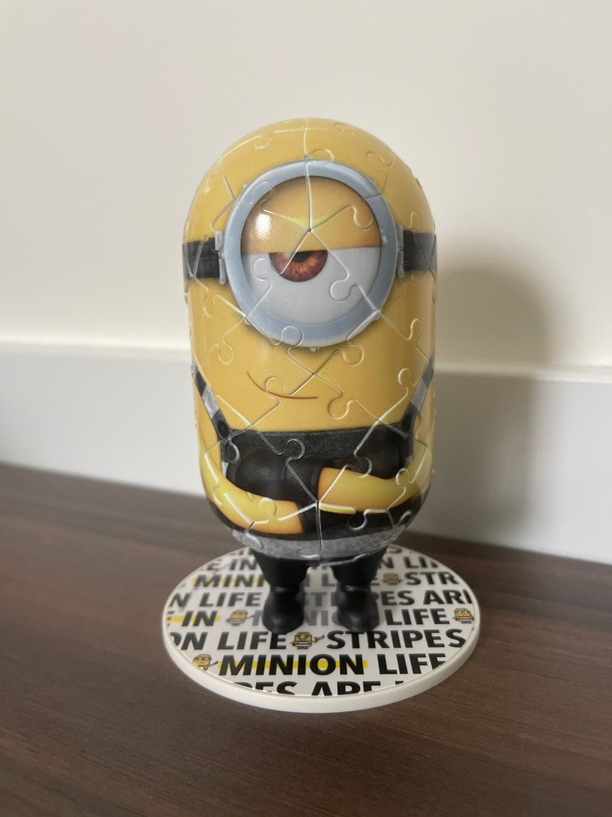 3D puzzel van een Minion!, Ophalen of Verzenden, Meer dan 50 stukjes, Zo goed als nieuw, 6 jaar of ouder