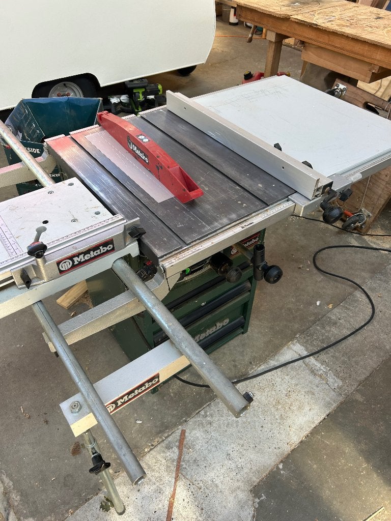 Metabo zaagtafel, Ophalen, Gebruikt, Cirkelzaag, 30 tot 70 mm
