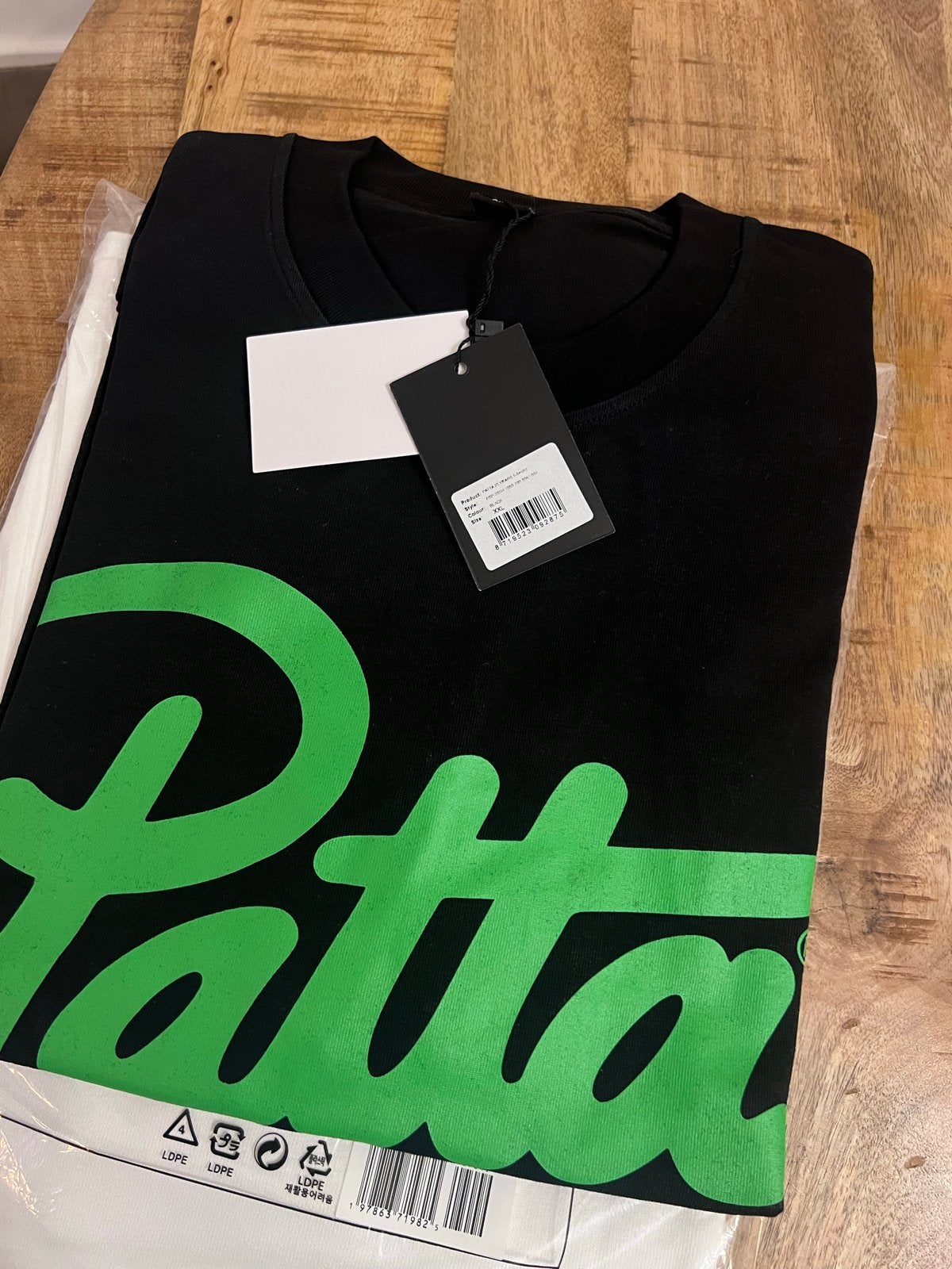 Patta 20 YRS T-shirt Zwart/Groen - Maat XXL, Ophalen of Verzenden, Nieuw, Overige maten, Zwart