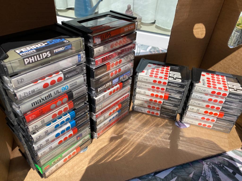 Cassettebandjes150 stuks zie omschrijving., Cd's en Dvd's, Cassettebandjes, Overige genres, Ophalen of Verzenden, Zo goed als nieuw