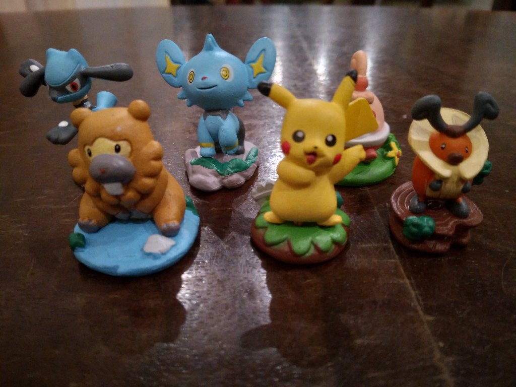 Pokemon Buildable figure collection 5 compleet, Ophalen of Verzenden, Zo goed als nieuw