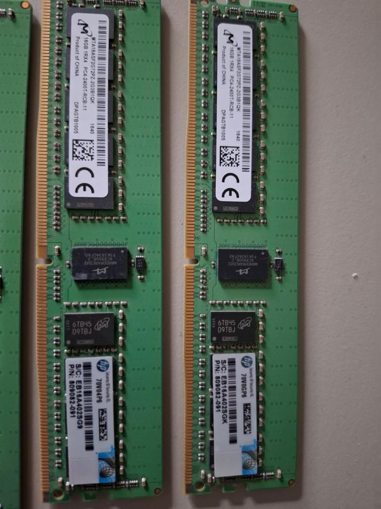 HP 16GB DDR4 RAM module (809082-91), Computers en Software, RAM geheugen, Gebruikt, Server, 16 GB, DDR4, Ophalen of Verzenden