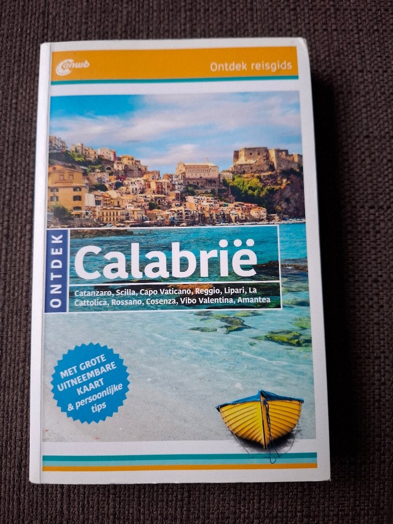 ANWB Ontdek reisgids Calabrië met kaart, Europa, Ophalen of Verzenden, Reisgids of -boek, ANWB