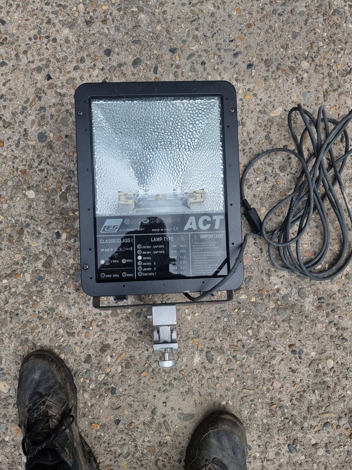 Illuminatie Bouwlamp /250W/Schijnwerper - Zwart, Metaal, Overige merken, Gebruikt, Zwart