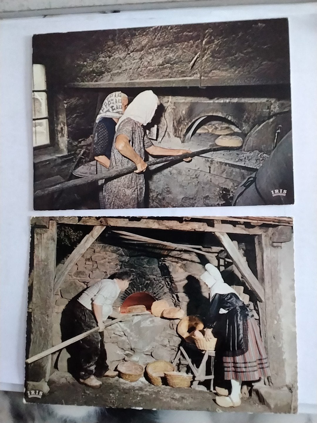 Oude Franse Ansichtkaarten: Brood bakken in Perigord, Ophalen of Verzenden, 1960 tot 1980, Gelopen