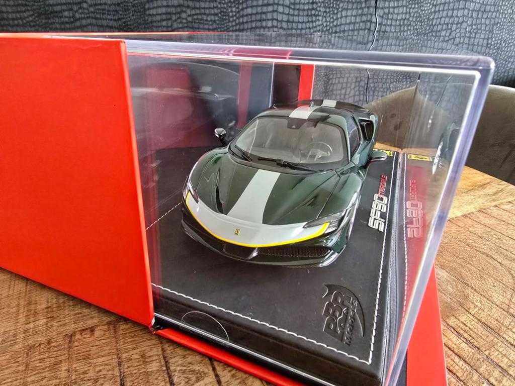 BBR Ferrari SF90 Stradale 1:18, Hobby en Vrije tijd, Modelauto's | 1:18, Ophalen of Verzenden, Zo goed als nieuw, Auto, Overige merken
