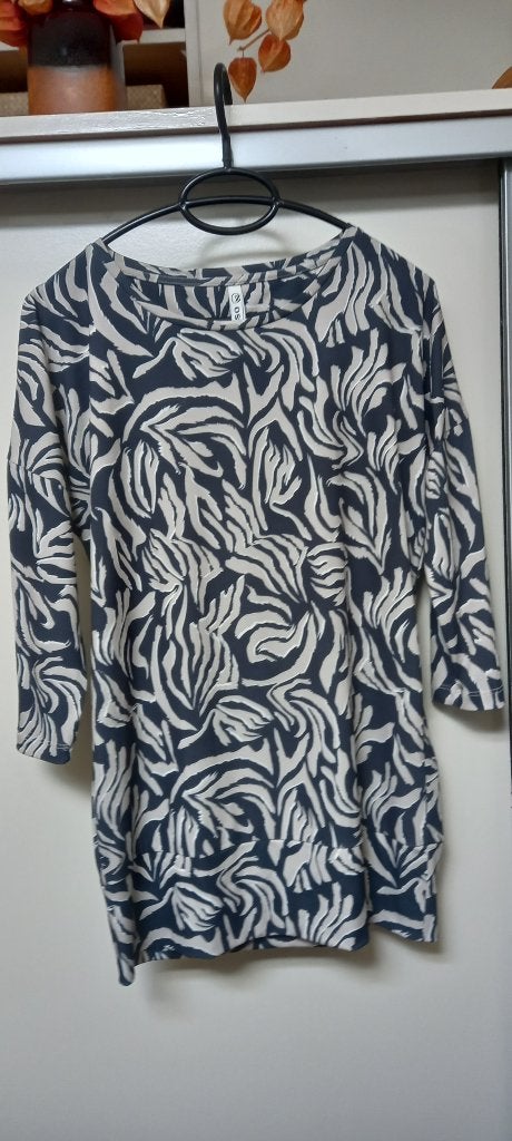 Shirt Zoso in blauw beige, mt S, Blauw, Nieuw, Ophalen of Verzenden, Lange mouw