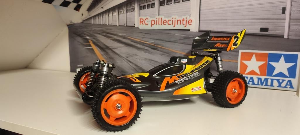 Tamiya vintage top force Evolution, Ophalen of Verzenden, Auto offroad
