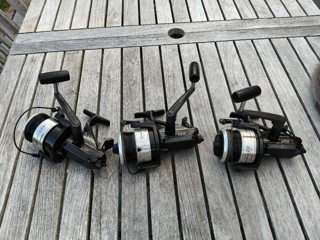 Shimano usa 6500 baitrunner, Watersport en Boten, Hengelsport | Karpervissen, Ophalen of Verzenden, Gebruikt, Molen