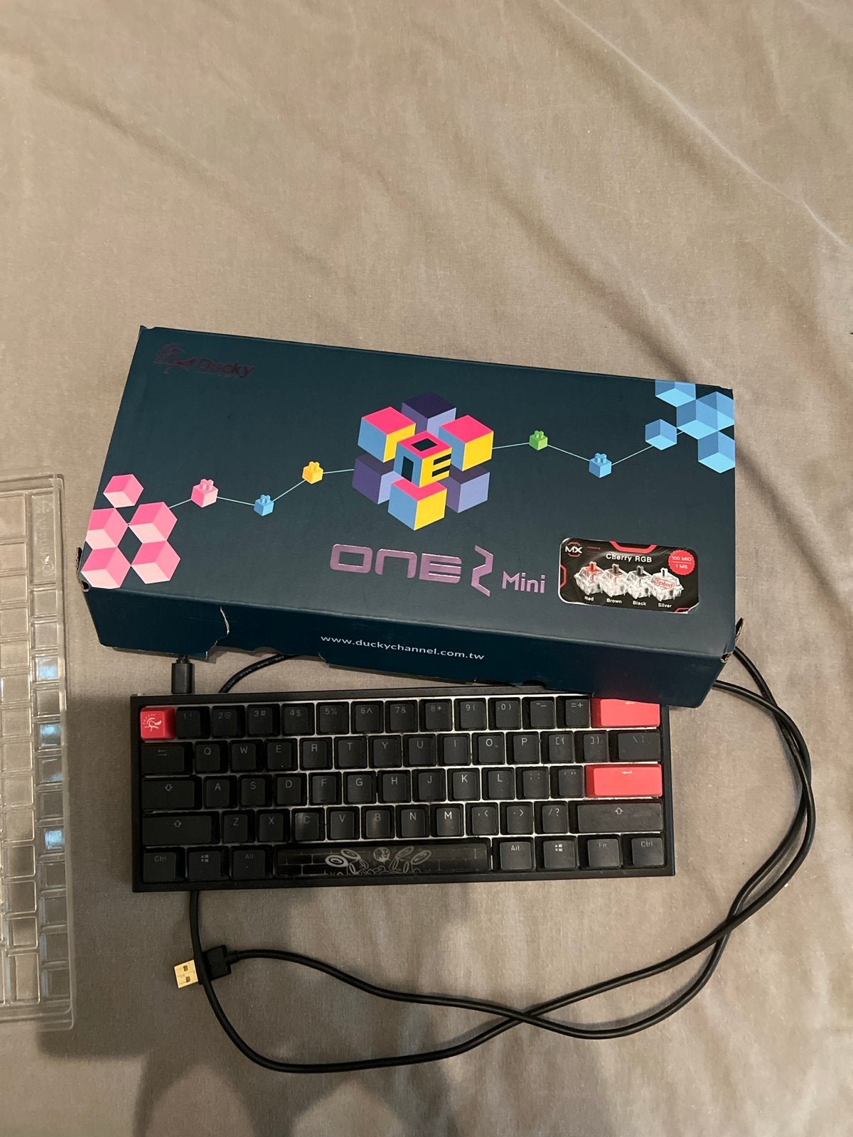 Ducky One 2 Mini RGB Gaming Toetsenbord - Gebruikt, Computers en Software, Toetsenborden, Ophalen, Gebruikt, Gaming toetsenbord