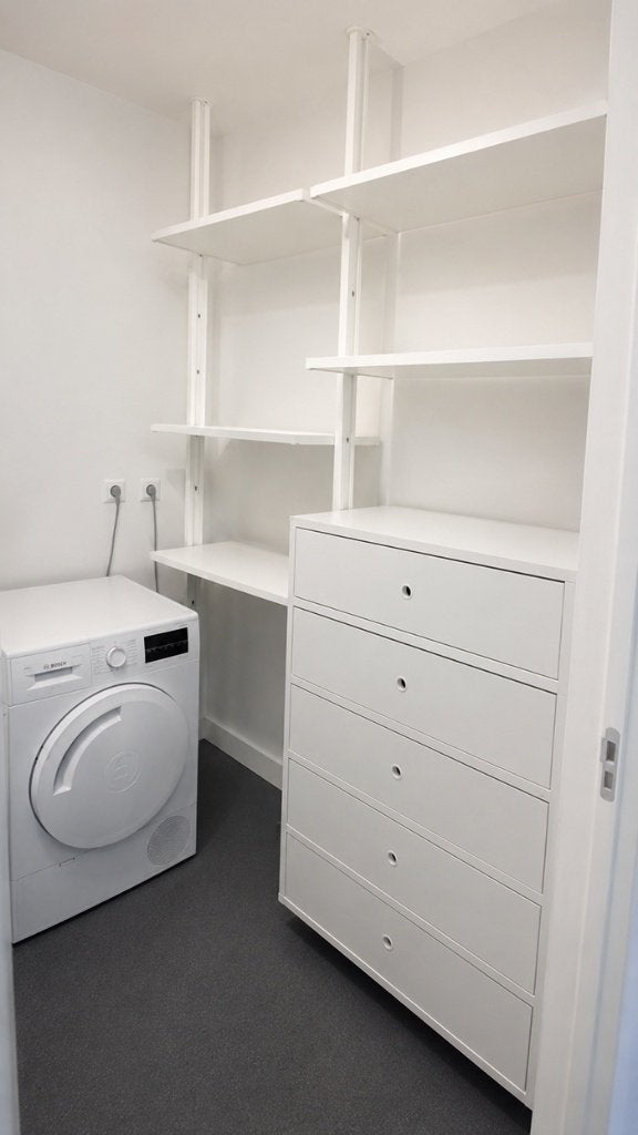 IKEA ELVARLI - Modulaire stellage- of kledingkast (wit), Ophalen, Zo goed als nieuw