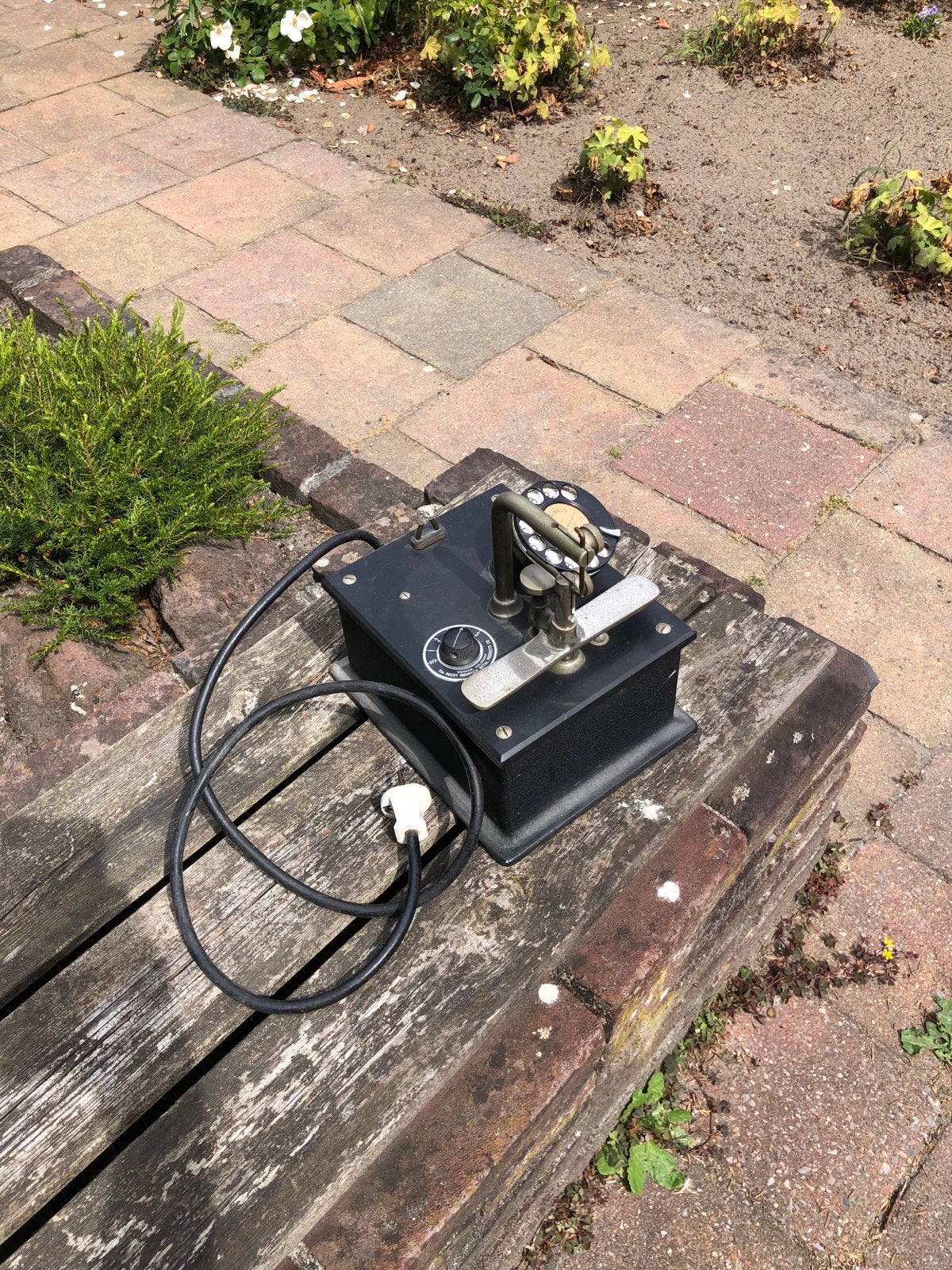 Vintage Dial-A-Weld lasapparaat met draaischijf, Ophalen