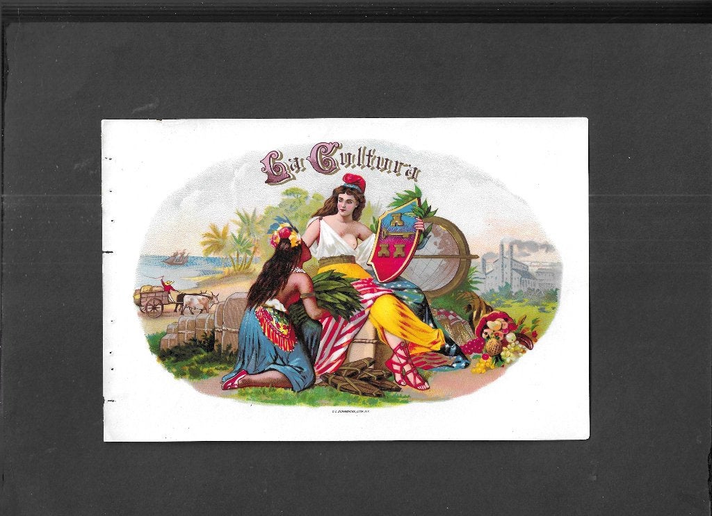 Etiket scan V5536, Ophalen of Verzenden, Gebruikt, Sigarenbandjes