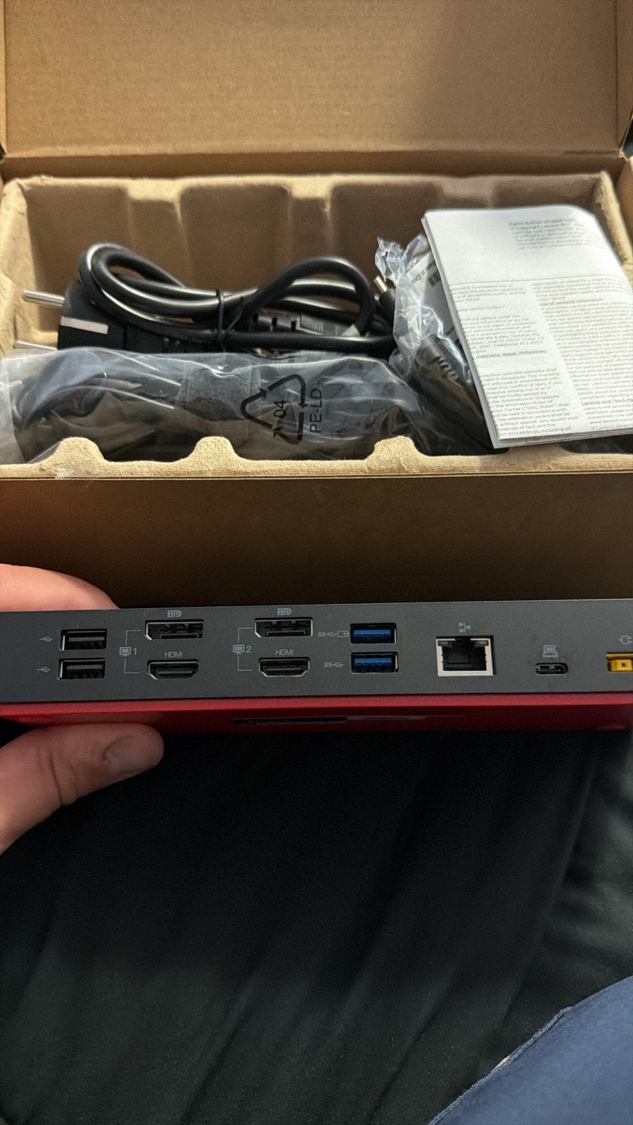 Lenovo ThinkPad Hybride Docking Station - Nieuw in doos, Computers en Software, Dockingstations, Ophalen, Nieuw, Docking station
