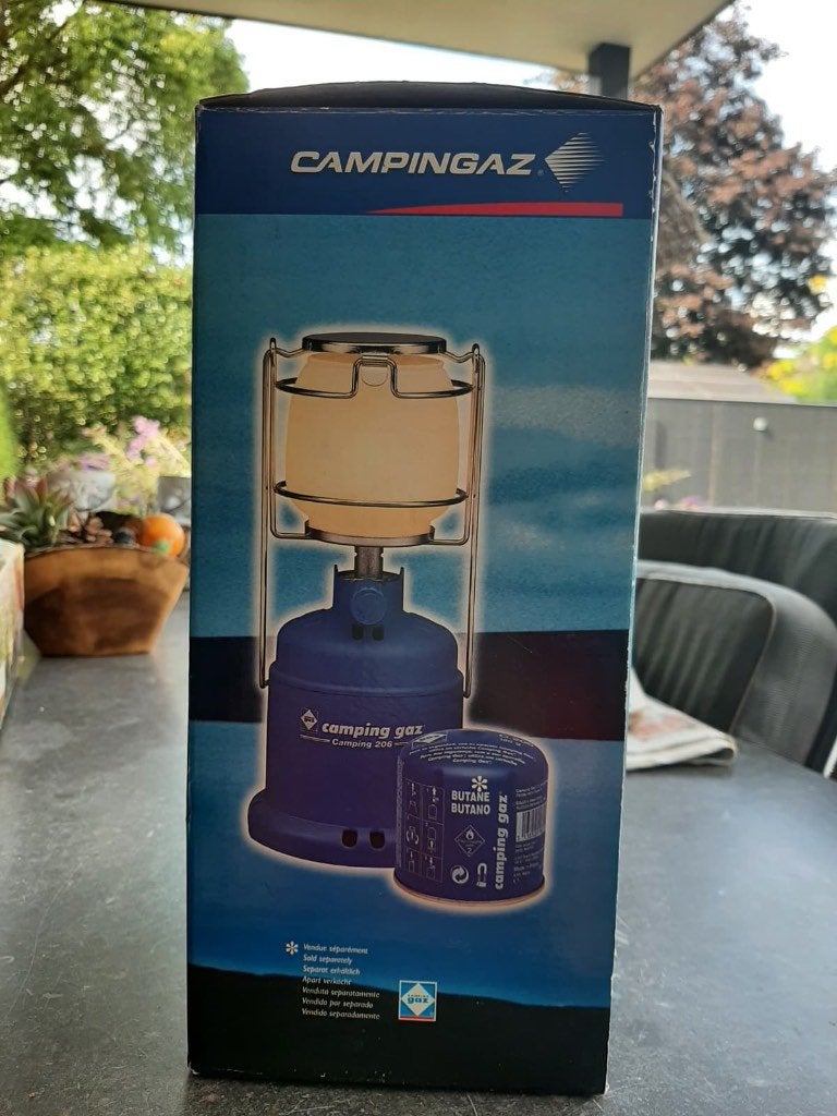 Gaslamp voor de camping, Caravans en Kamperen, Kampeeraccessoires, Ophalen of Verzenden, Zo goed als nieuw