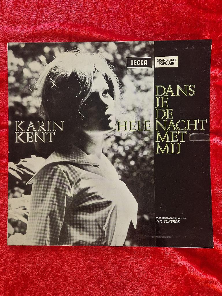 hoes - dans je de hele nacht met mij - karin kent, Ophalen, Gebruikt, Levenslied of Smartlap, 12 inch