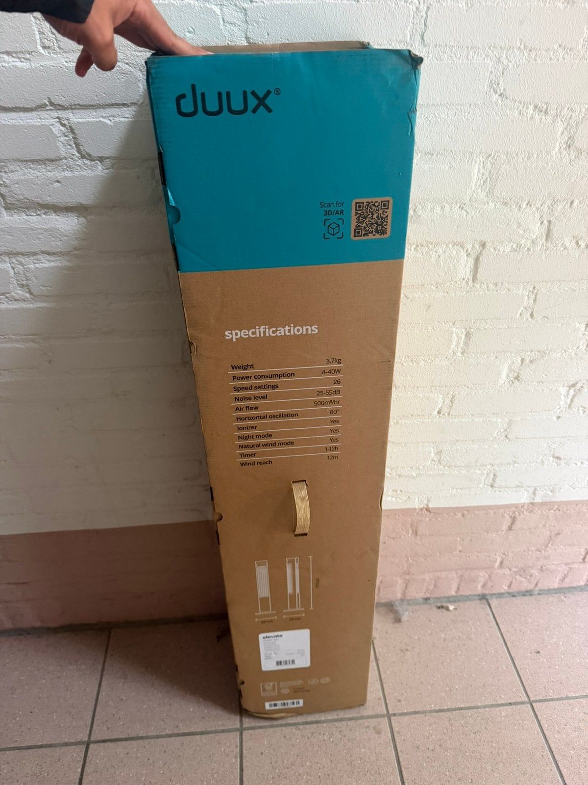 Duux DXCF10 Torenventilator - Nieuw in doos, Ophalen of Verzenden, Nieuw, Torenventilator