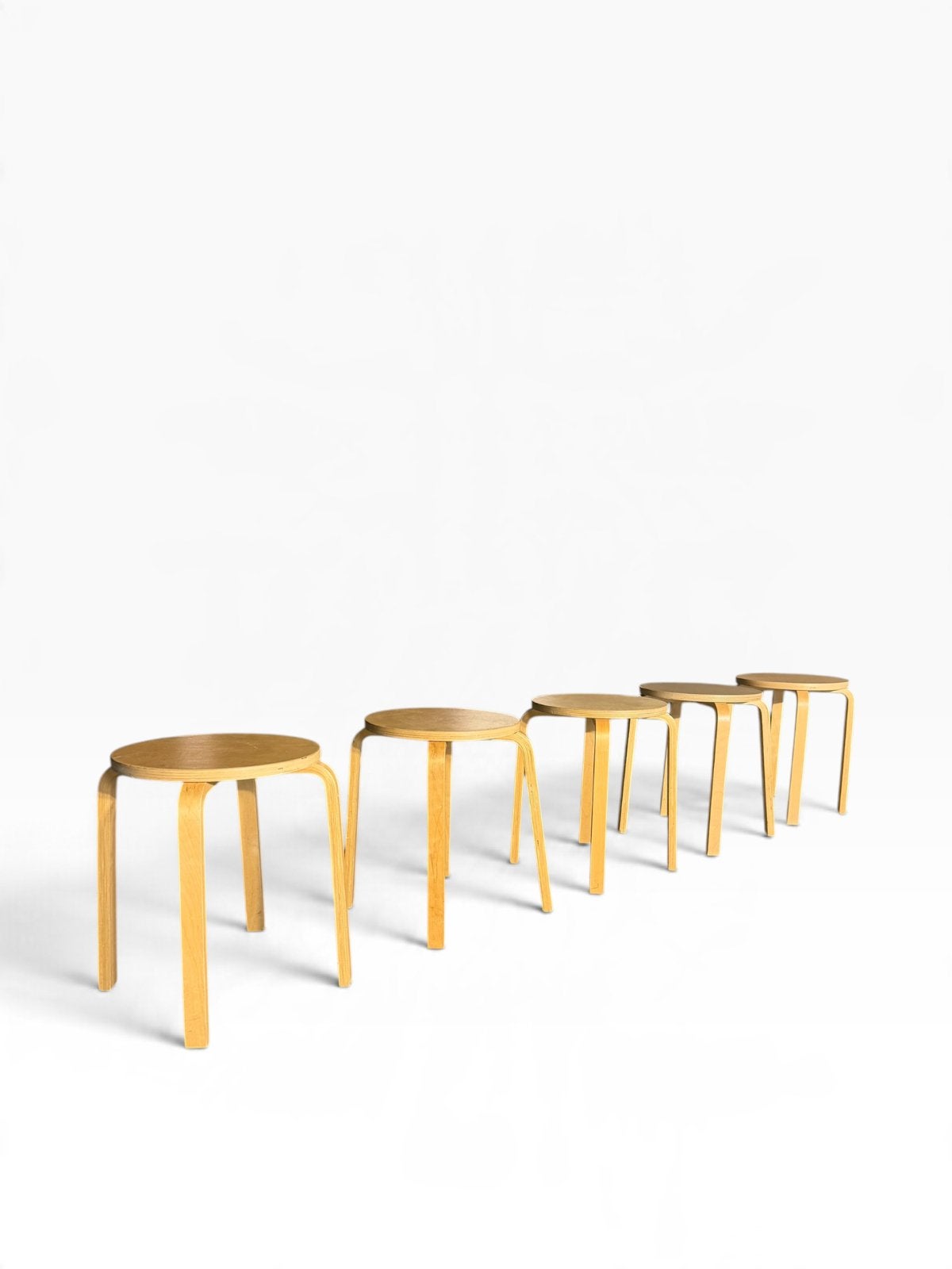 IKEA Frosta krukjes – Alvar Aalto E60-stijl- prijs p. stuk, Ophalen, Gebruikt, Hout