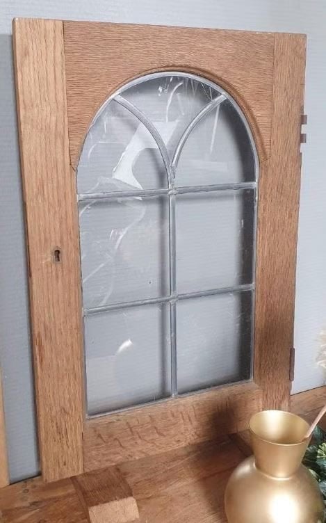 Houten raampje, decoratie luik, Ophalen, 58 cm, Decoratieobject, Zo goed als nieuw