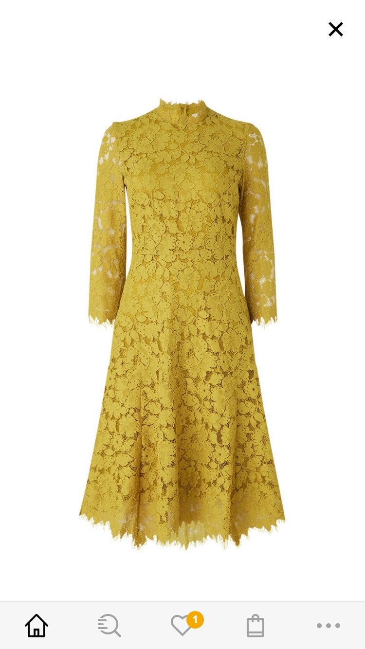 Ivy&Oak feestelijke jurk okergeel maat 36, Kleding | Dames, Geel, Ophalen of Verzenden, Zo goed als nieuw, Maat 36 (S)