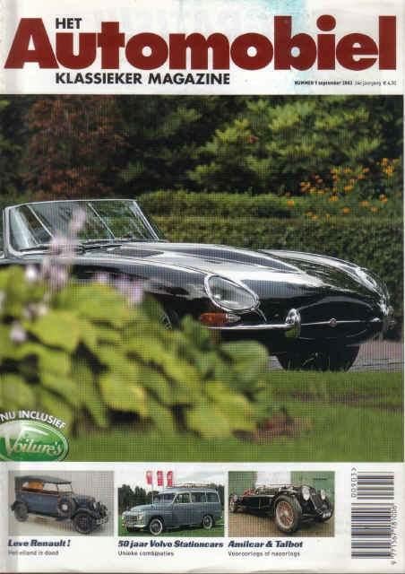 Automobiel 9 2003 : Jaguar E-type s1 - Volvo Estate - Talbot, Ophalen of Verzenden, Gelezen, Algemeen