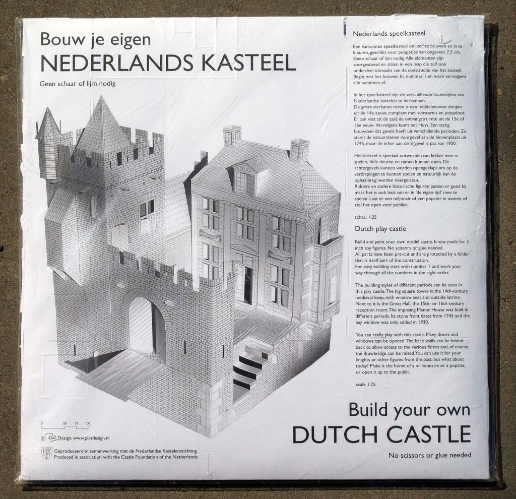 Bouw je eigen Nederlands speelkasteel | Piet Design, Ophalen of Verzenden, Nieuw, Overige onderwerpen