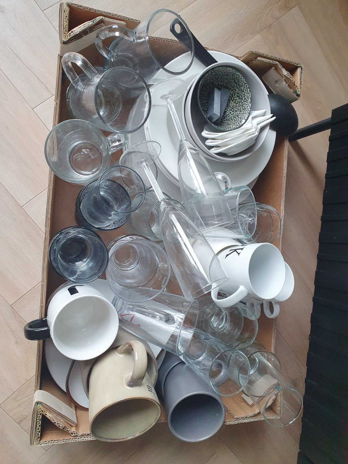Servies GRATIS, Ophalen, Gebruikt, Glas, Bord(en)