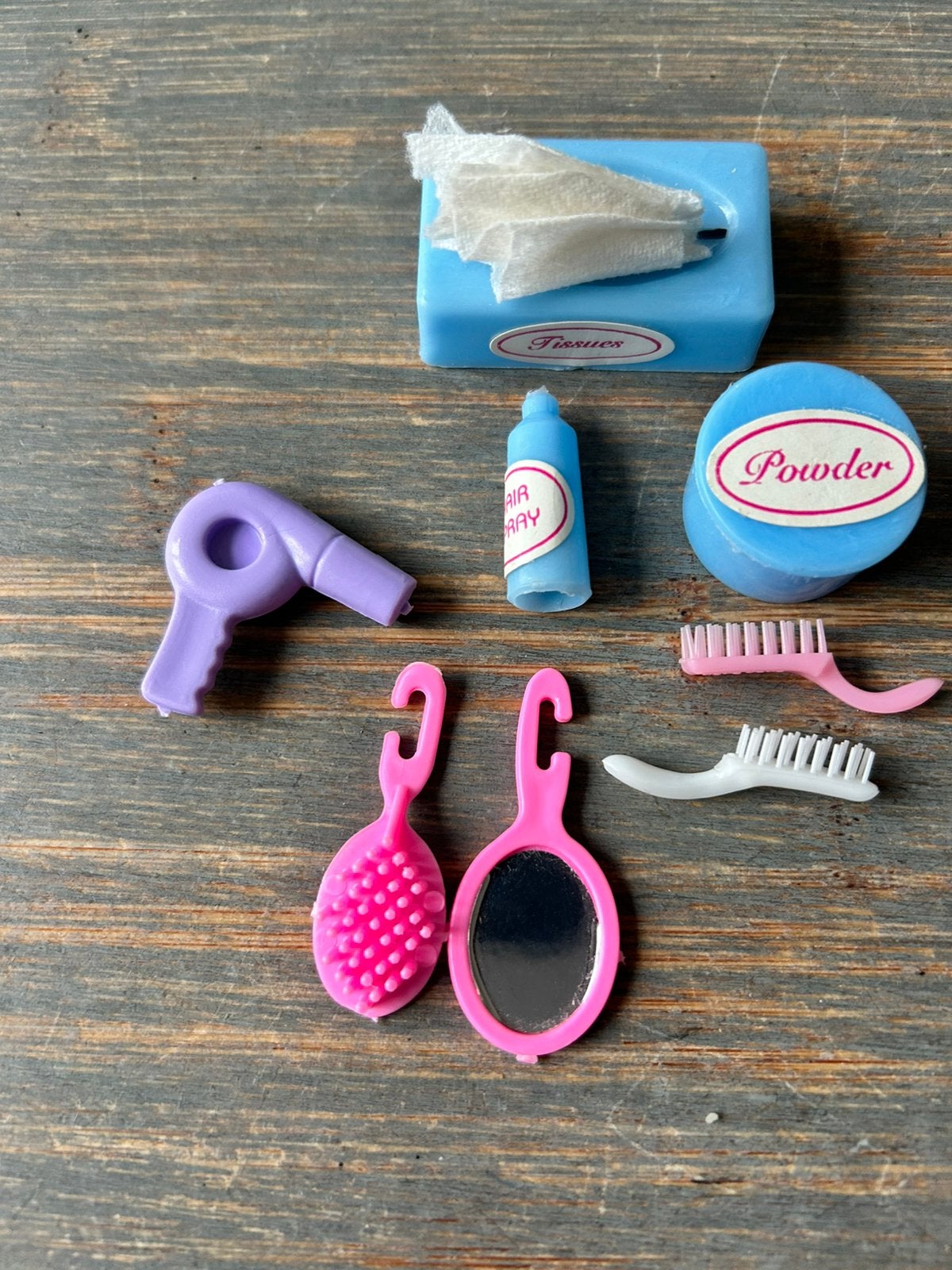 Vintage Barbie badkamer spulletjes, Verzamelen, Ophalen of Verzenden, Gebruikt