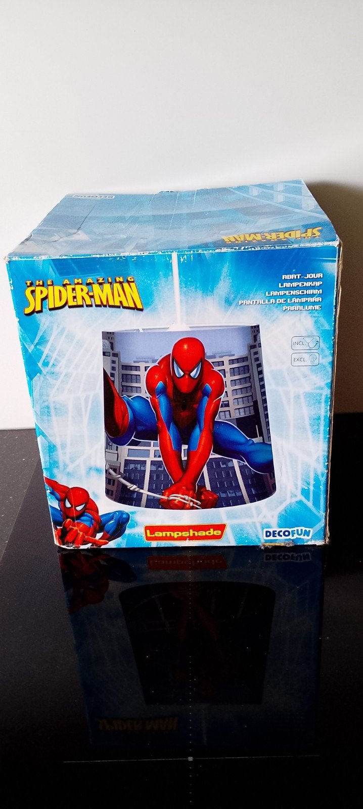 Spiderman Lampenkap - Nieuw in doos, Ophalen