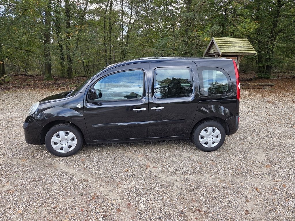 Renault Kangoo 1.6 16V Rolstoelauto 2012 (3+1) Airco, Stof, 4 cilinders, Zwart, Particulier