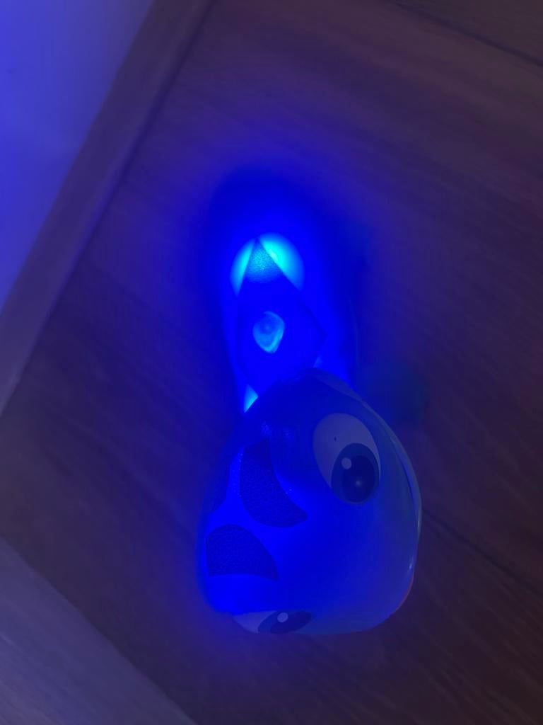 Blauwe salamander speelgoed met licht, Ophalen of Verzenden, Gebruikt, Jongen of Meisje