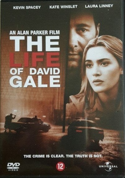 DVD The life of David Gale, Inclusief doosje, Gebruikt, Nederlands, Actiethriller